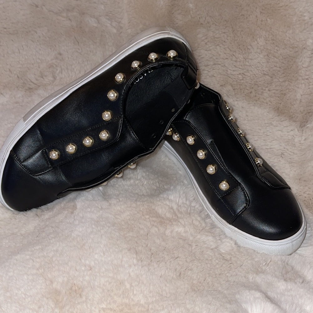 Rasolli Slip On Embellished Shoes Size 8